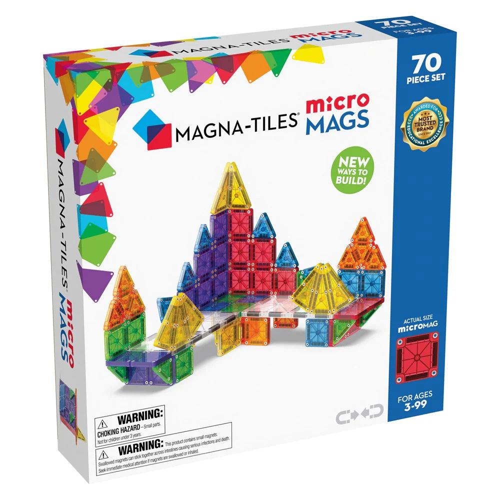 MAGNA-TILES - MICROMAGS - 70 PIECE SET