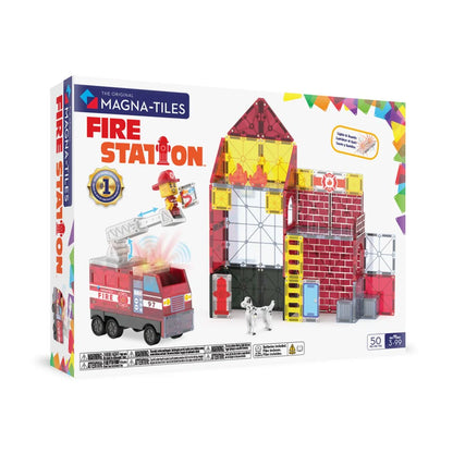 MAGNA-TILES - FIRE STATION - 50 PIECE