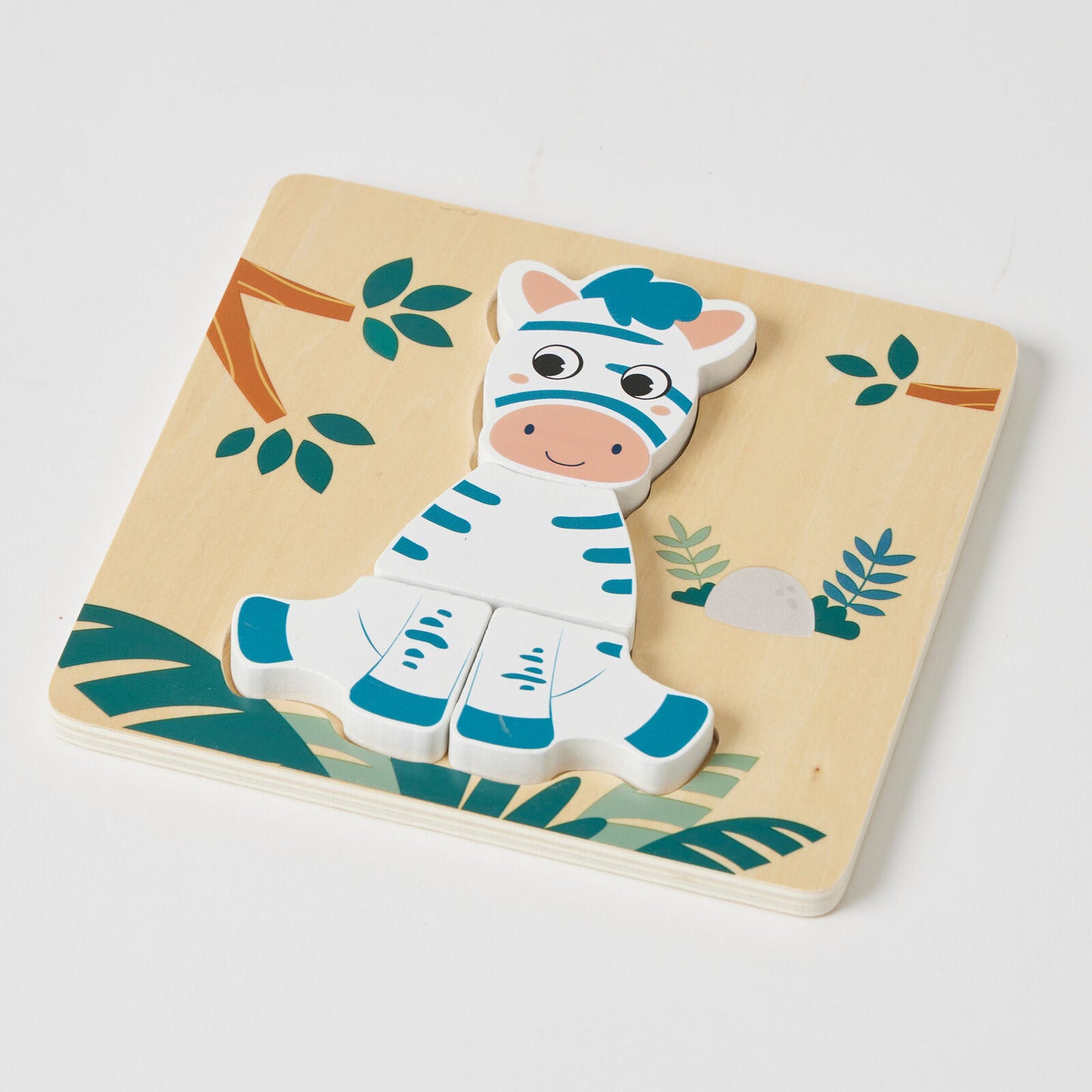 Zookabee - Wooden Zebra Small Puzzle