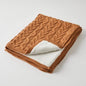 Aurora Cable Knit Blanket