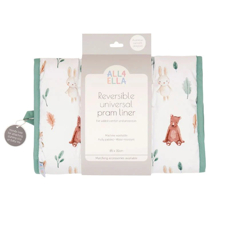 All4Ella - Pram Liner - Forest Friends