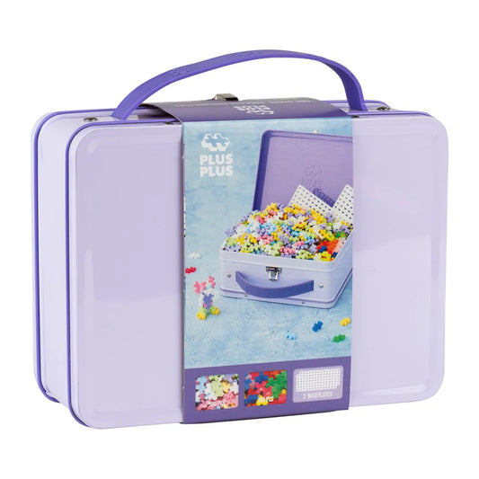 PLUS-PLUS - SUITCASE PASTEL METAL - 600 PCS