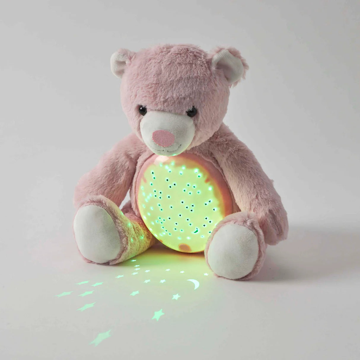 Jiggle & Giggle - Pink Bear Plush Night Light