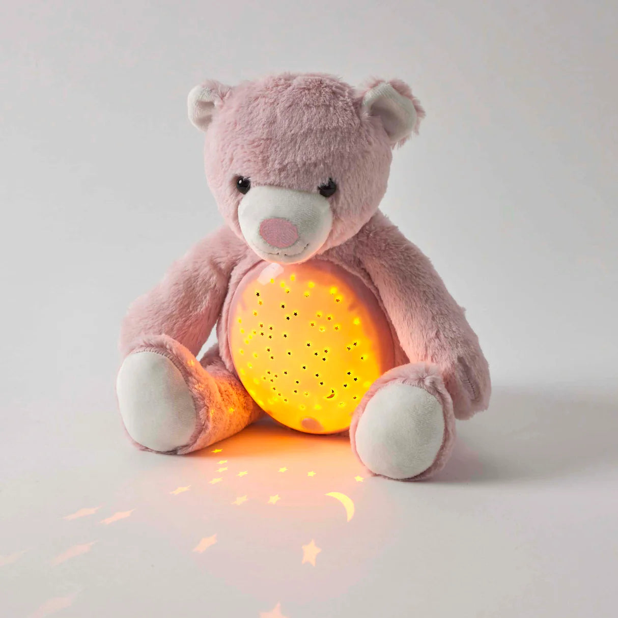 Jiggle & Giggle - Pink Bear Plush Night Light