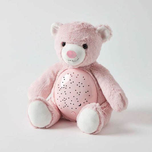Jiggle & Giggle - Pink Bear Plush Night Light