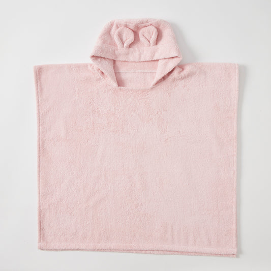 Jiggle & Giggle - Sunshine Pink Hooded Poncho
