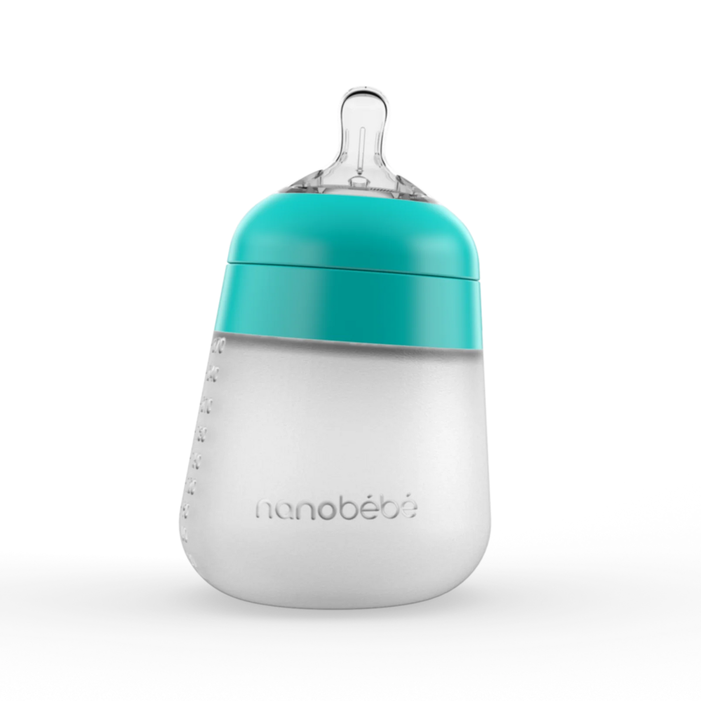 Silicone Bottle Teal - Nanobebe