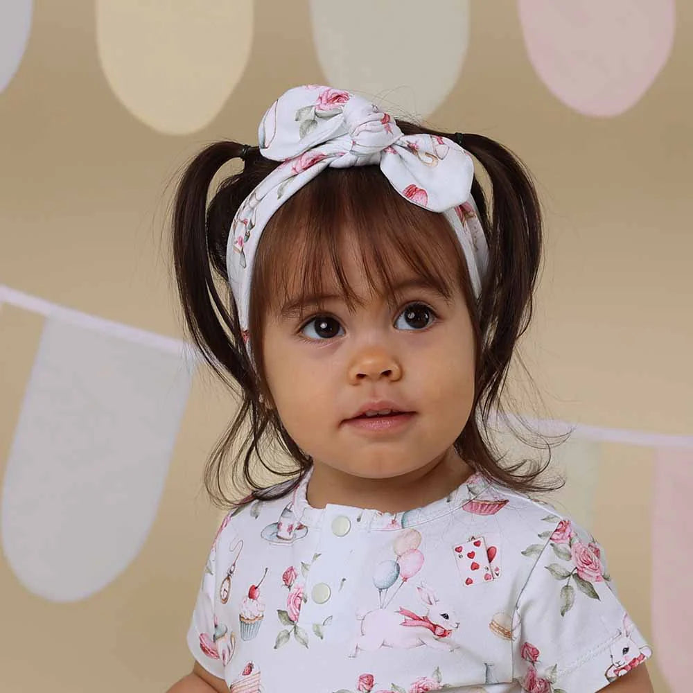 Snuggle Hunny - White Rabbit Organic Topknot