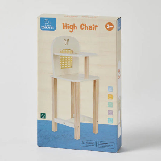 Zookabee - Wooden Doll High Chair