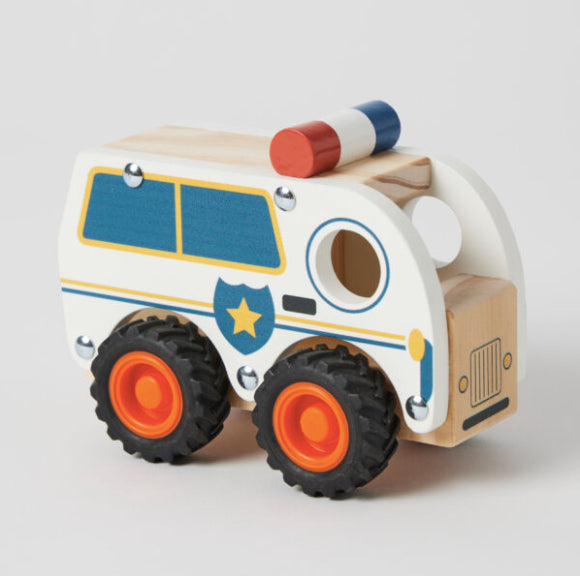 Zookabee - Wooden Police Car