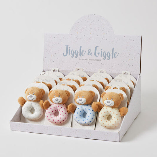 Jiggle & Giggle - Bashful Bears Rattle