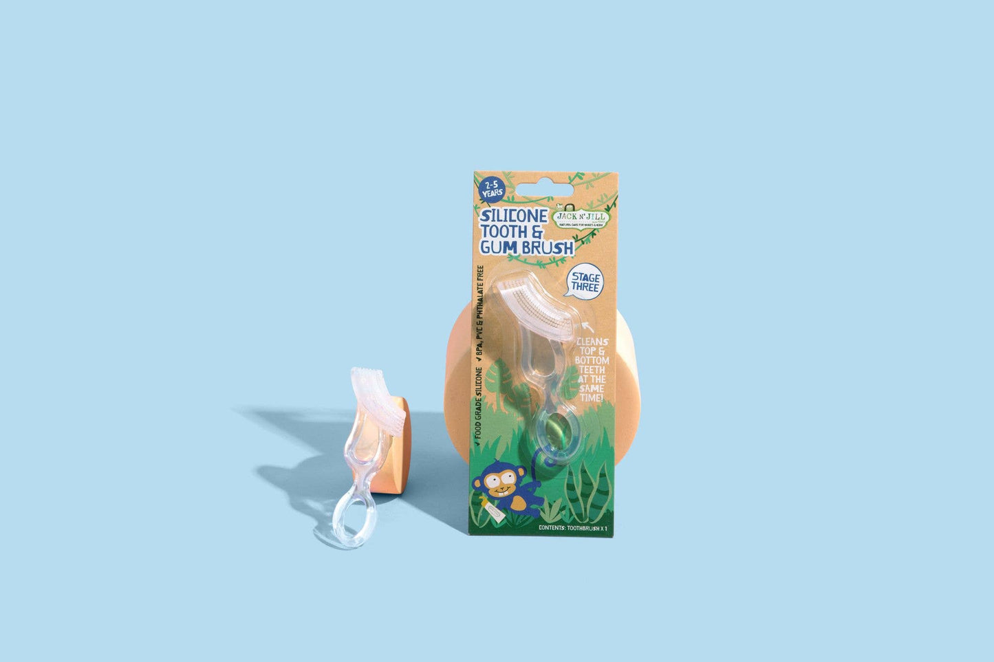 Jack N' Jill Kids - Jack N Jill Silicone Tooth & Gum Brush Stage 3