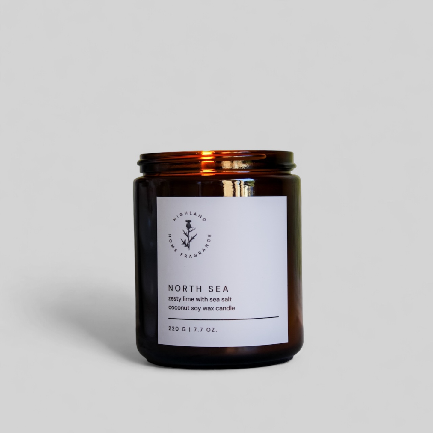 North Sea | Lime + Sea Salt - 220g Coconut Soy Candle