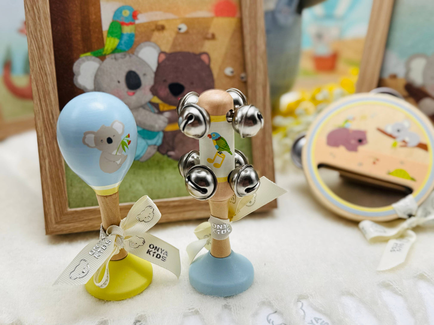 ToysLink - KoKo's Music Adventure Wooden Music 3pcs Set (Koala, rainbow)