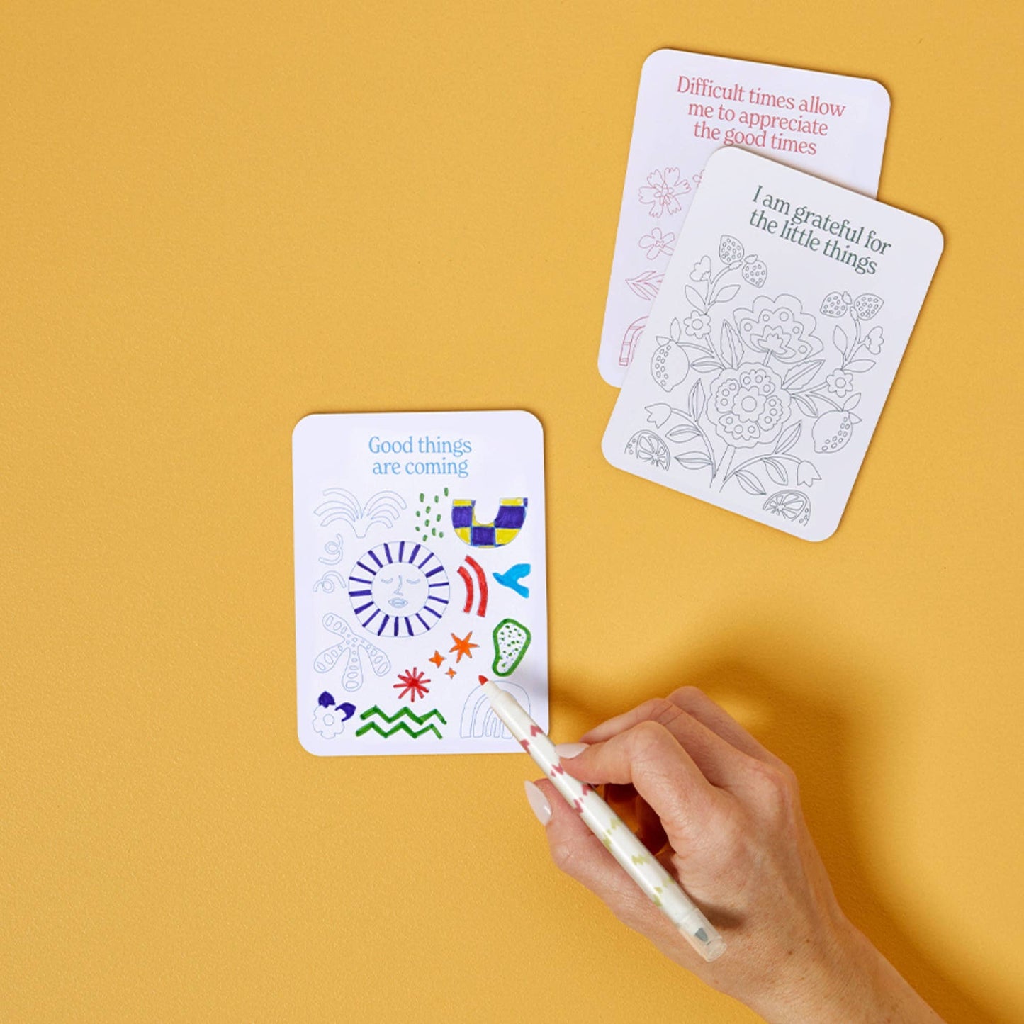Journey Of Something AU & EU - Colour Your Own Affirmation Cards
