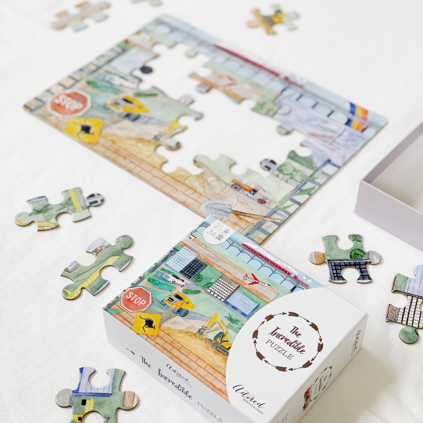 Adored Illustrations - The Incredible Puzzle