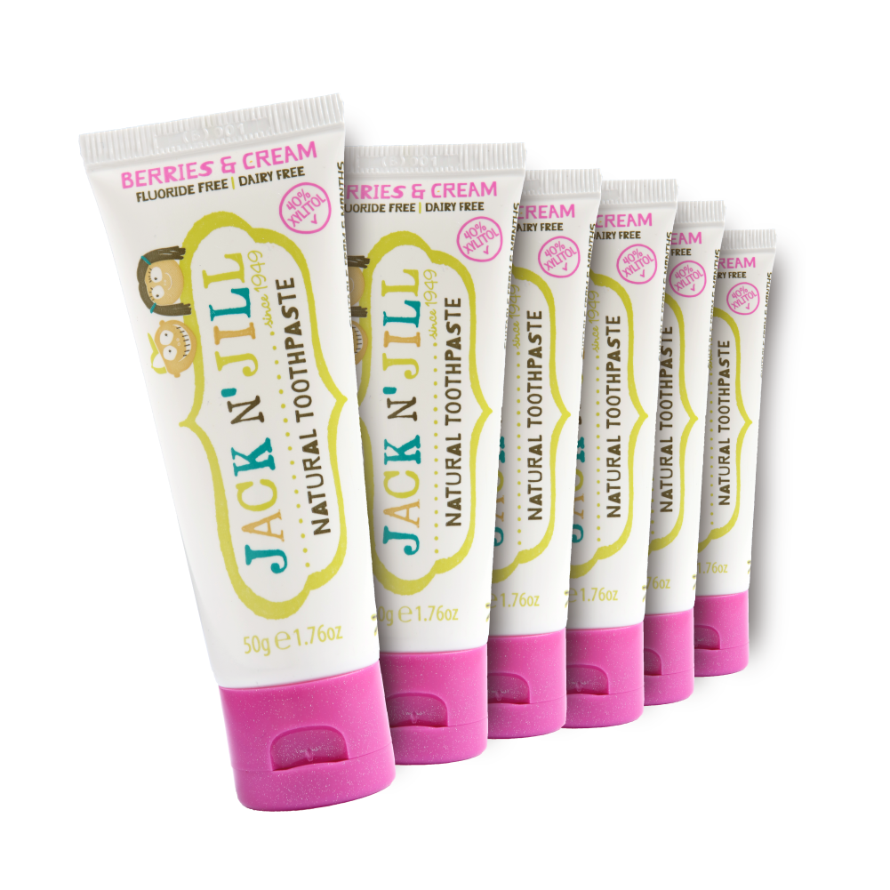 Jack N' Jill Kids - Jack N' Jill Natural Certified Toothpaste Berries & Cream 50g