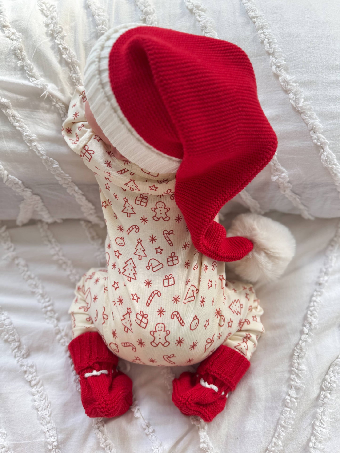 Petite + Co - CHRISTMAS PRINT ONESIE