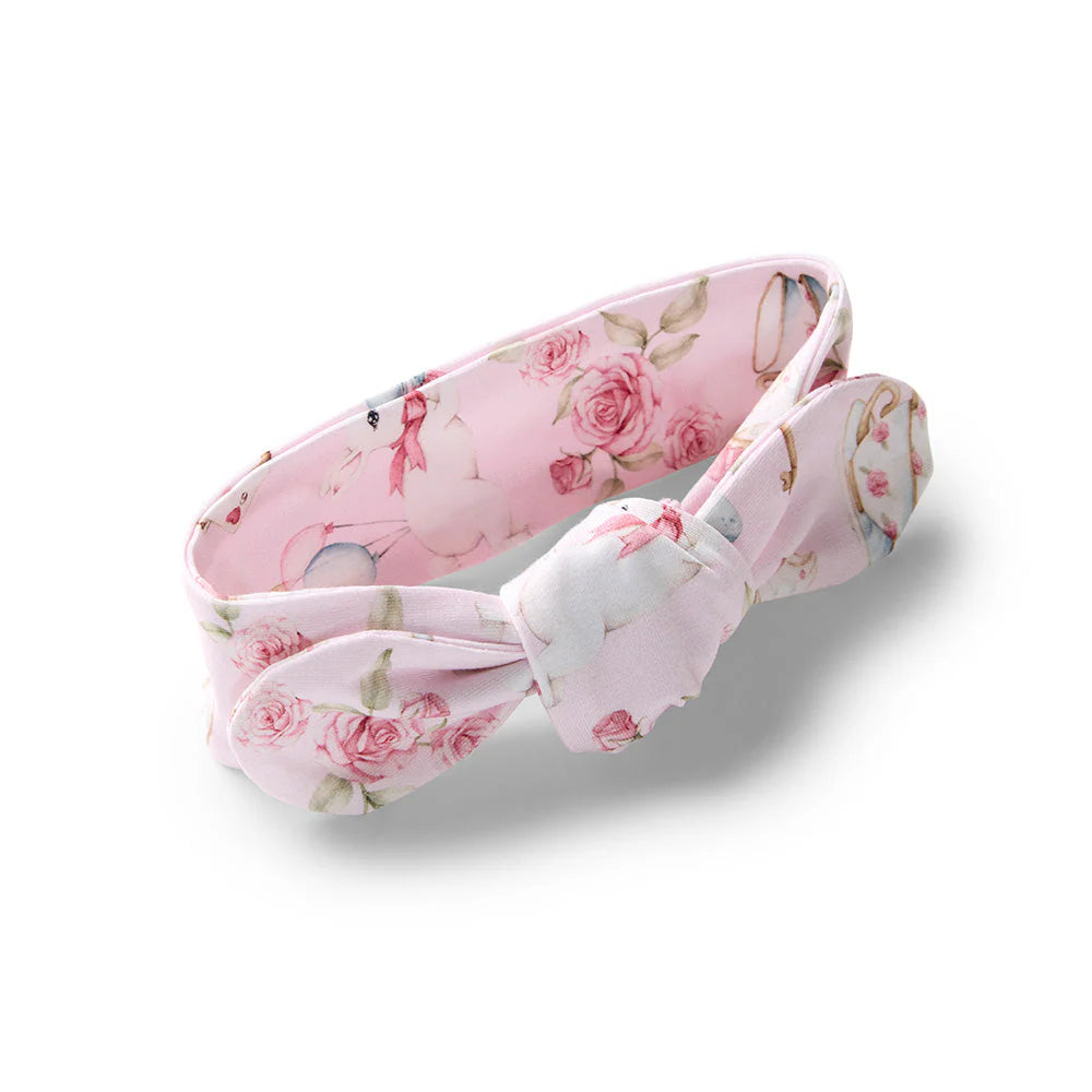 Snuggle Hunny - Alice's Tea Party Organic Topknot