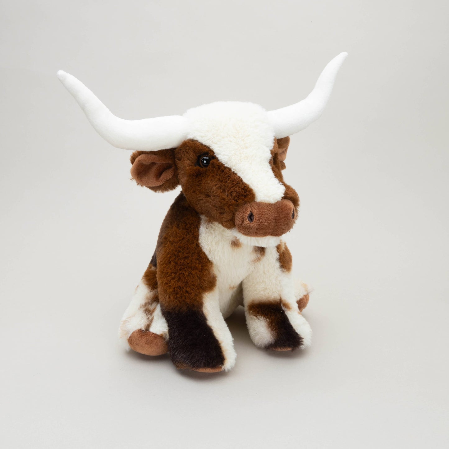 Texas Longhorn Highland Cream Large Brown Cow Soft Toy -30cm