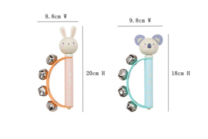 ToysLink - Wooden Koala & Bunny Hand Bell