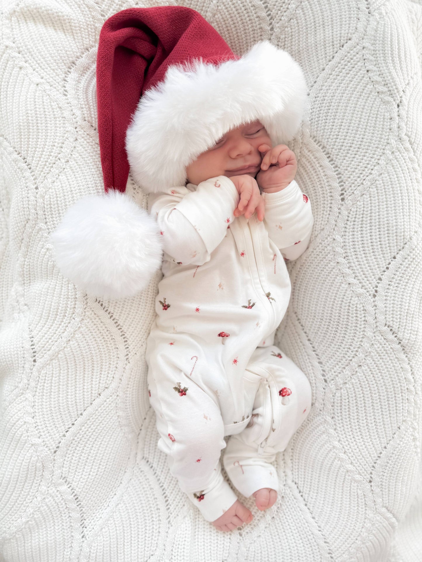 Elke & Indigo - Bamboo/Organic Cotton Growsuit - Christmas Woodland