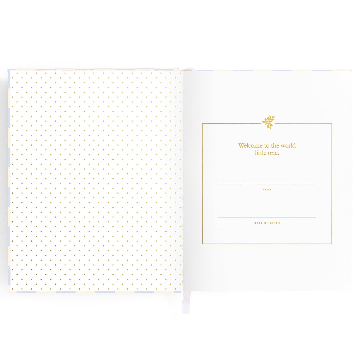 Fox & Fallow - Baby Book Blue Check