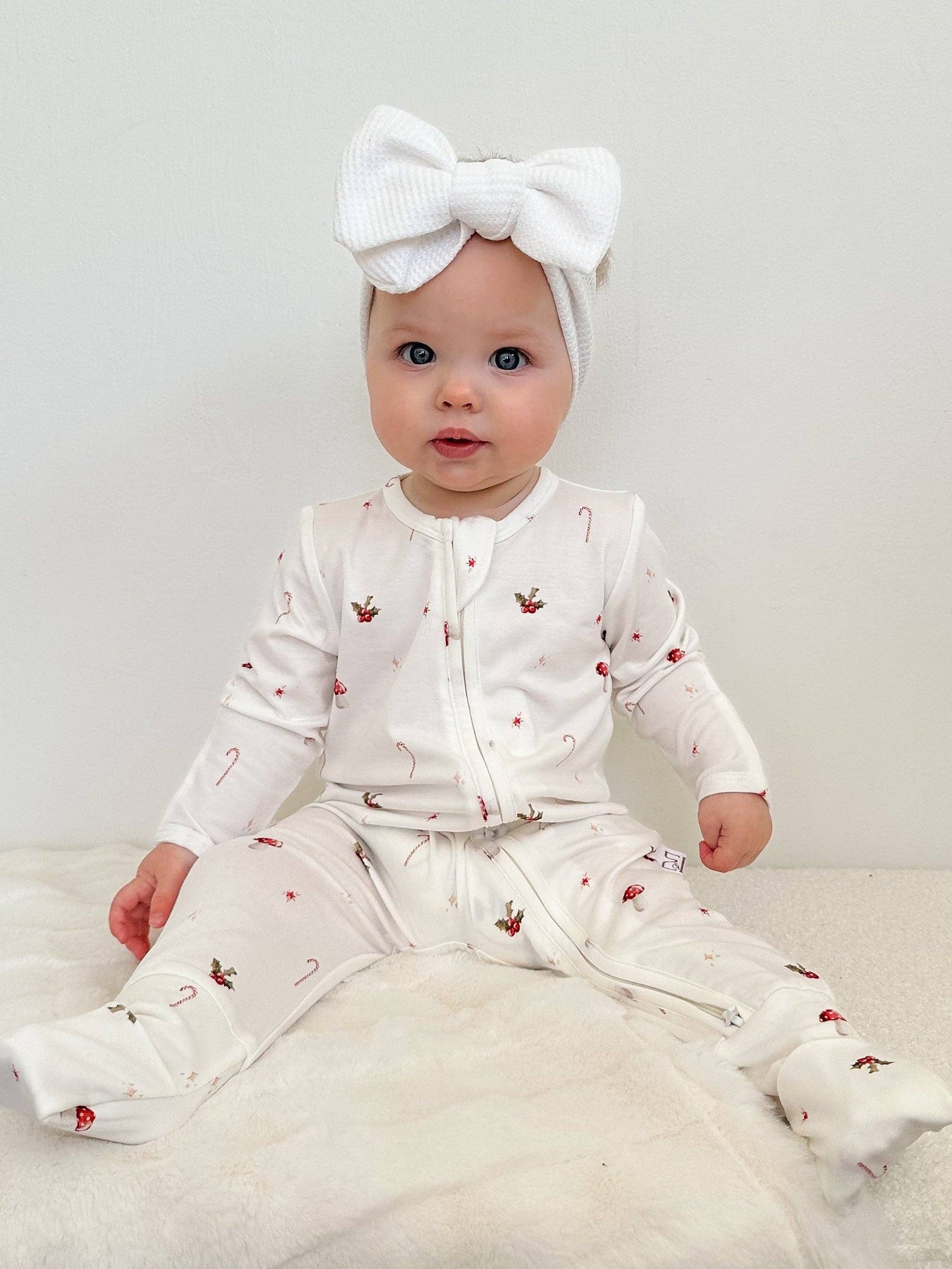 Elke & Indigo - Bamboo/Organic Cotton Growsuit - Christmas Woodland