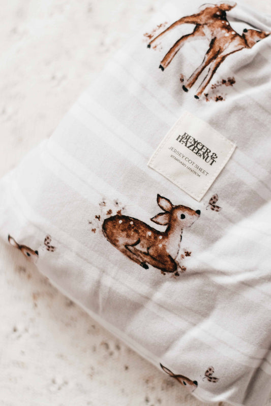 Bencer & Hazelnut - Cot Sheet - Piper
