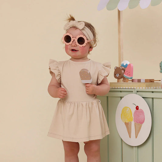 Babyccino Short Sleeve Organic Dress