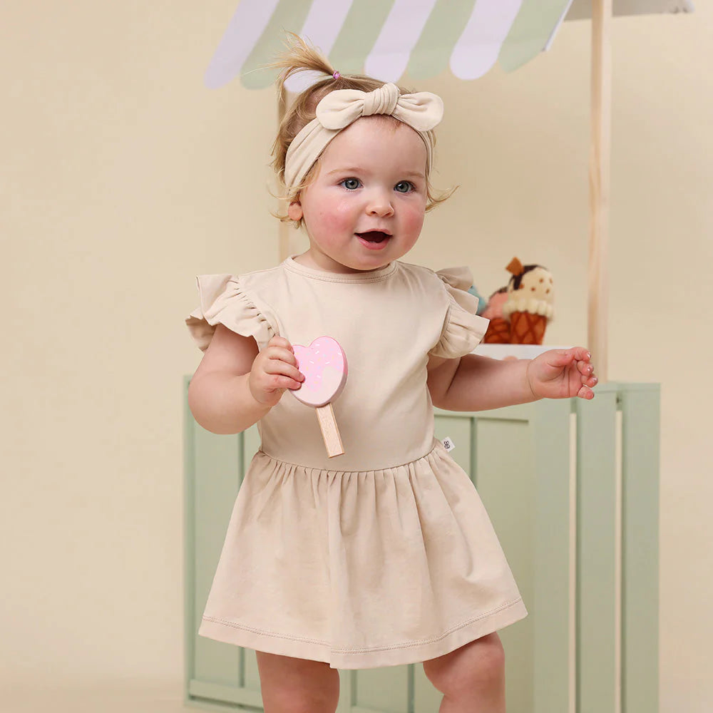 Babyccino Short Sleeve Organic Dress