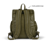 OiOi - Signature Nappy Backpack - Olive Vegan Leather