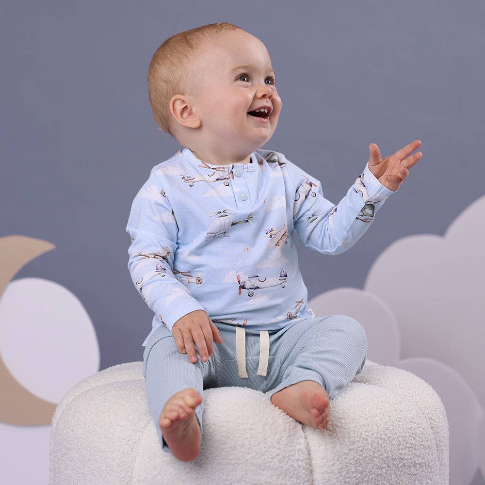 Snuggle Hunny - Taking Flight Organic Long Sleeve Top