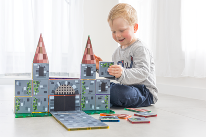 Learn & Grow Toys - Magnetic Tile Topper - Castle Pack