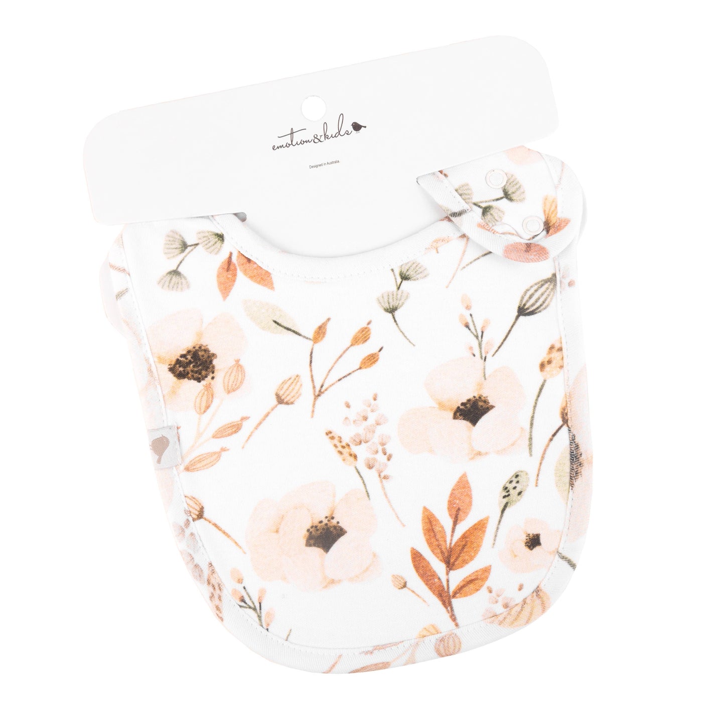 Emotion & Kids - Boho Floral Organic Cotton Bib