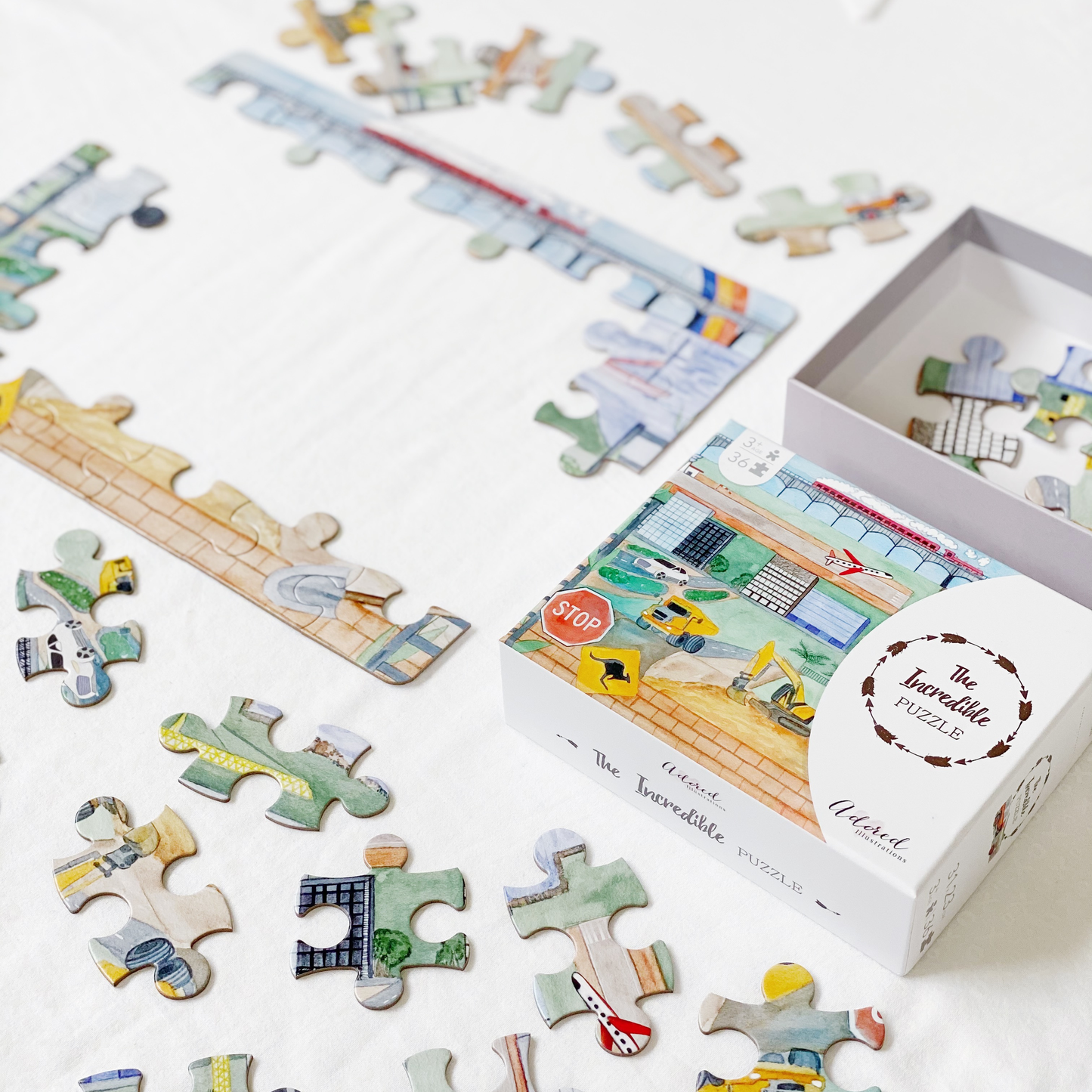 Adored Illustrations - The Incredible Puzzle