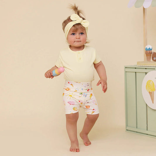 Snuggle Hunny - Beach Fun Organic Bike Shorts
