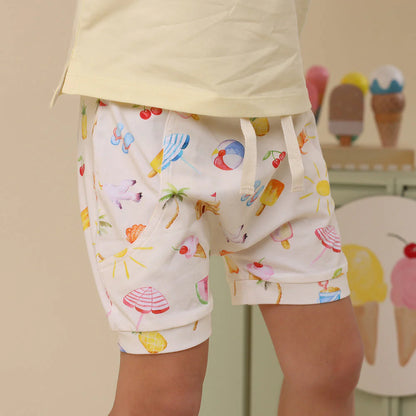 Snuggle Hunny - Beach Fun Organic Shorts