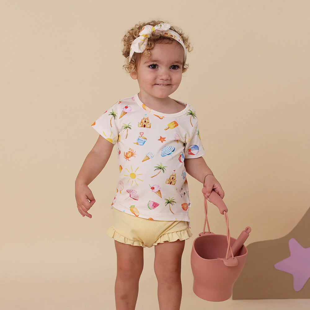 Snuggle Hunny - Beach Fun Organic T-Shirt