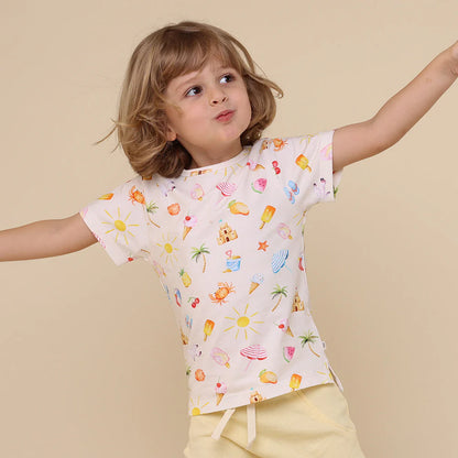 Snuggle Hunny - Beach Fun Organic T-Shirt