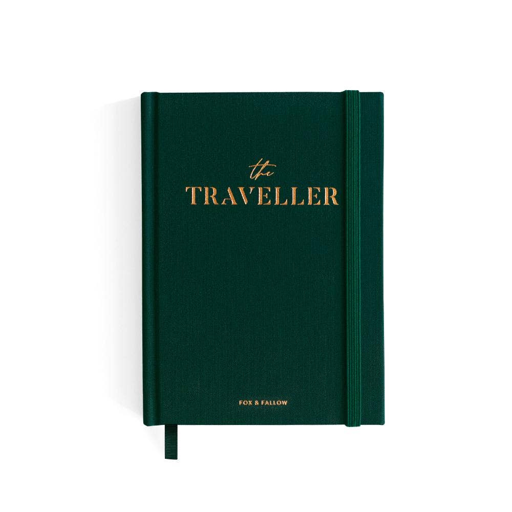 Fox & Fallow - The Traveller Mini Travel Diary - Forest Green