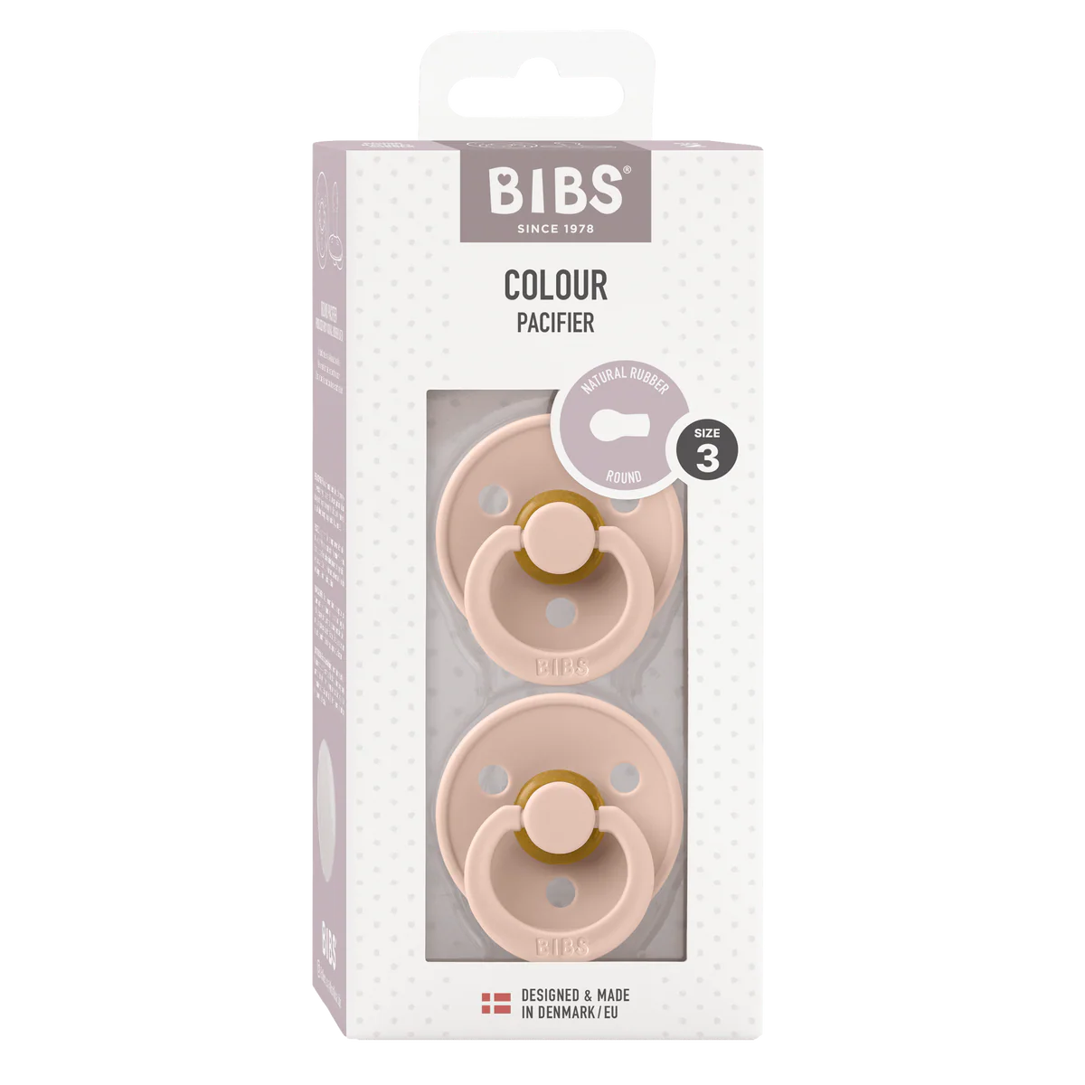Bibs Dummies - Blush - Round