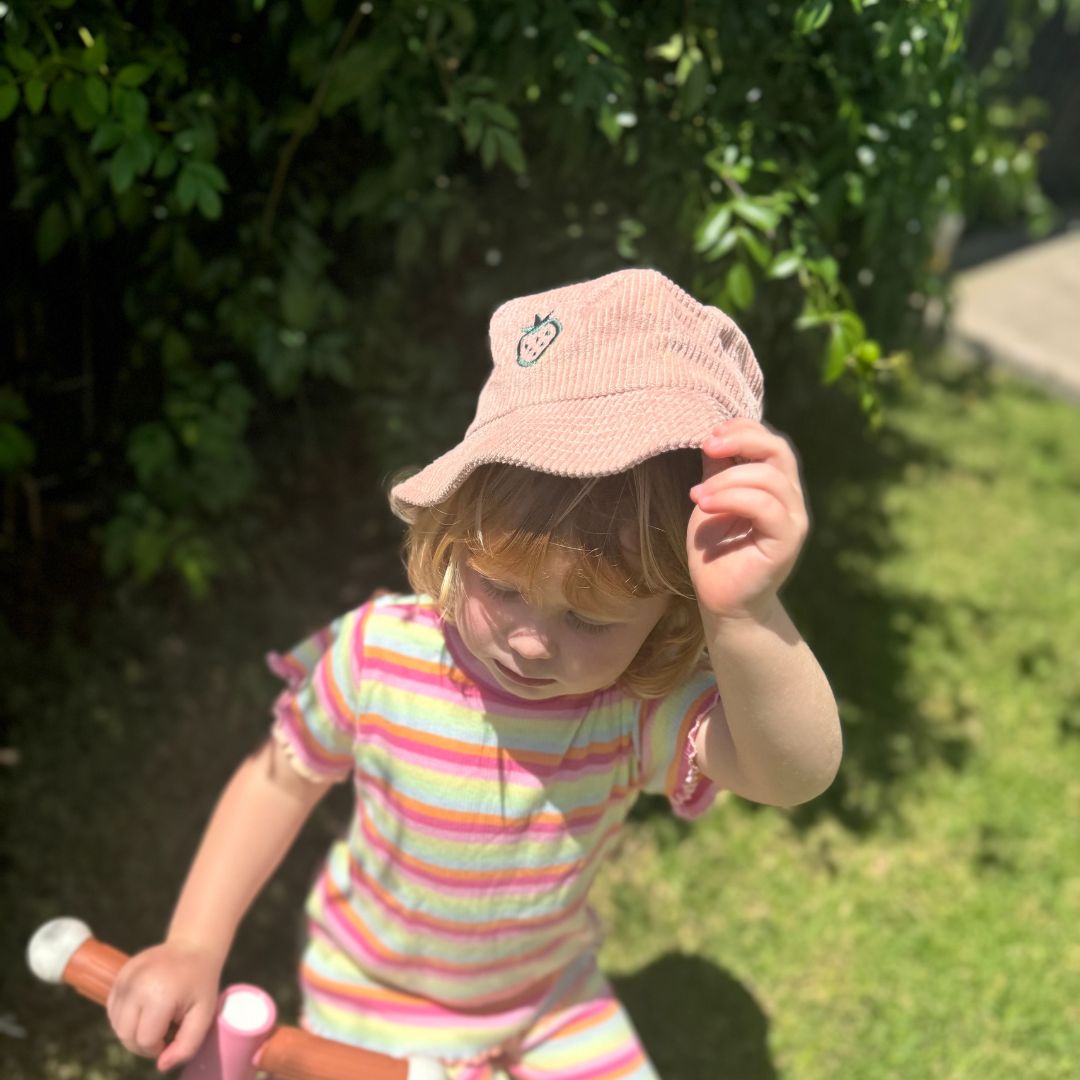 Starting Solids Corduroy Bucket Hat