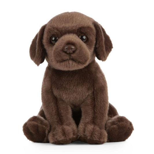 Living Nature Chocolate Labrador Puppy 16cm