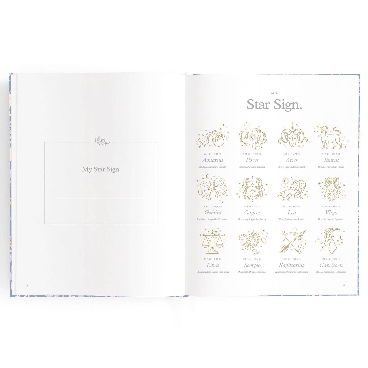 Fox & Fallow - Baby Book Forest Friends Cornflower