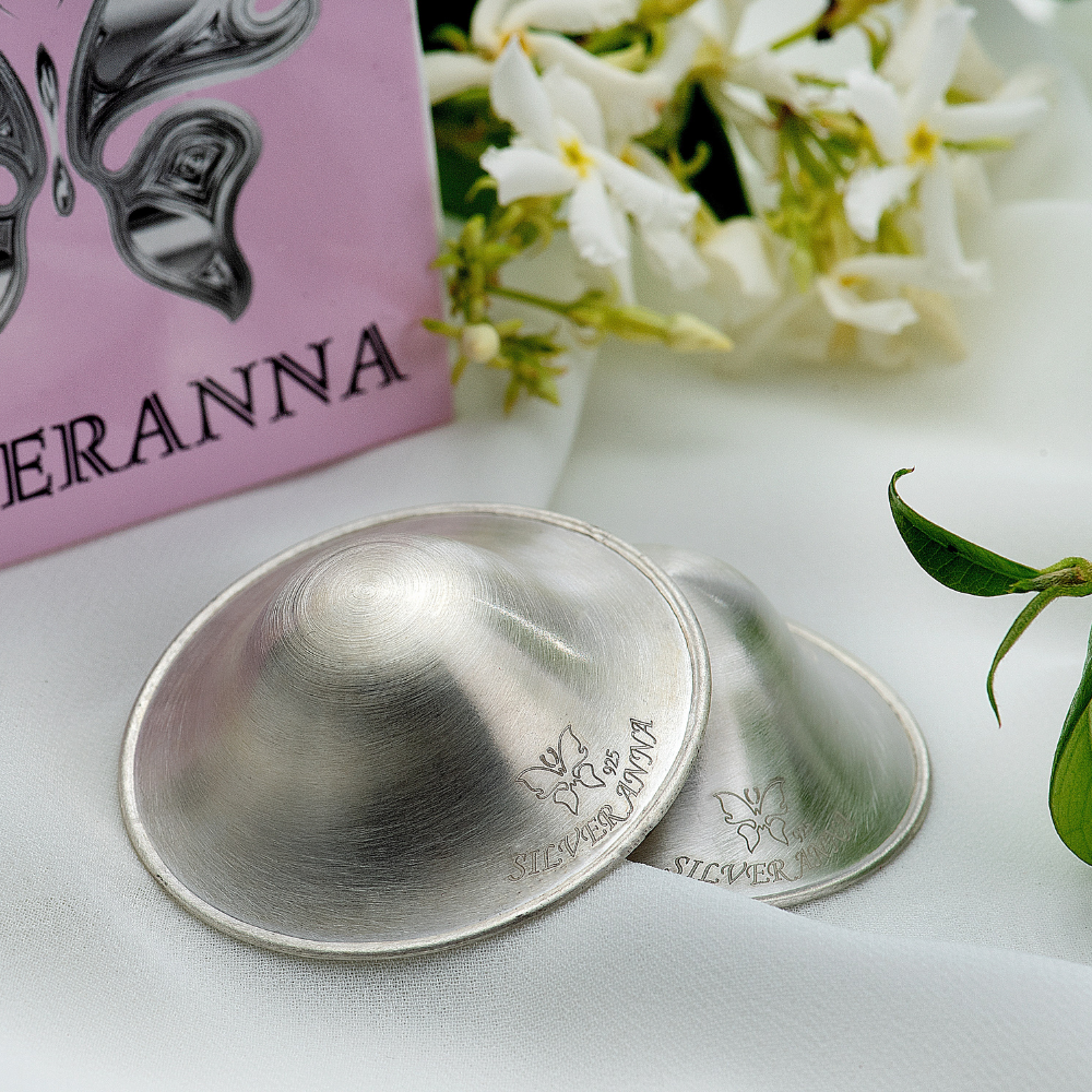 Silveranna Silver Nursing Cups - Silveranna® 925 Silver Nipple Shields