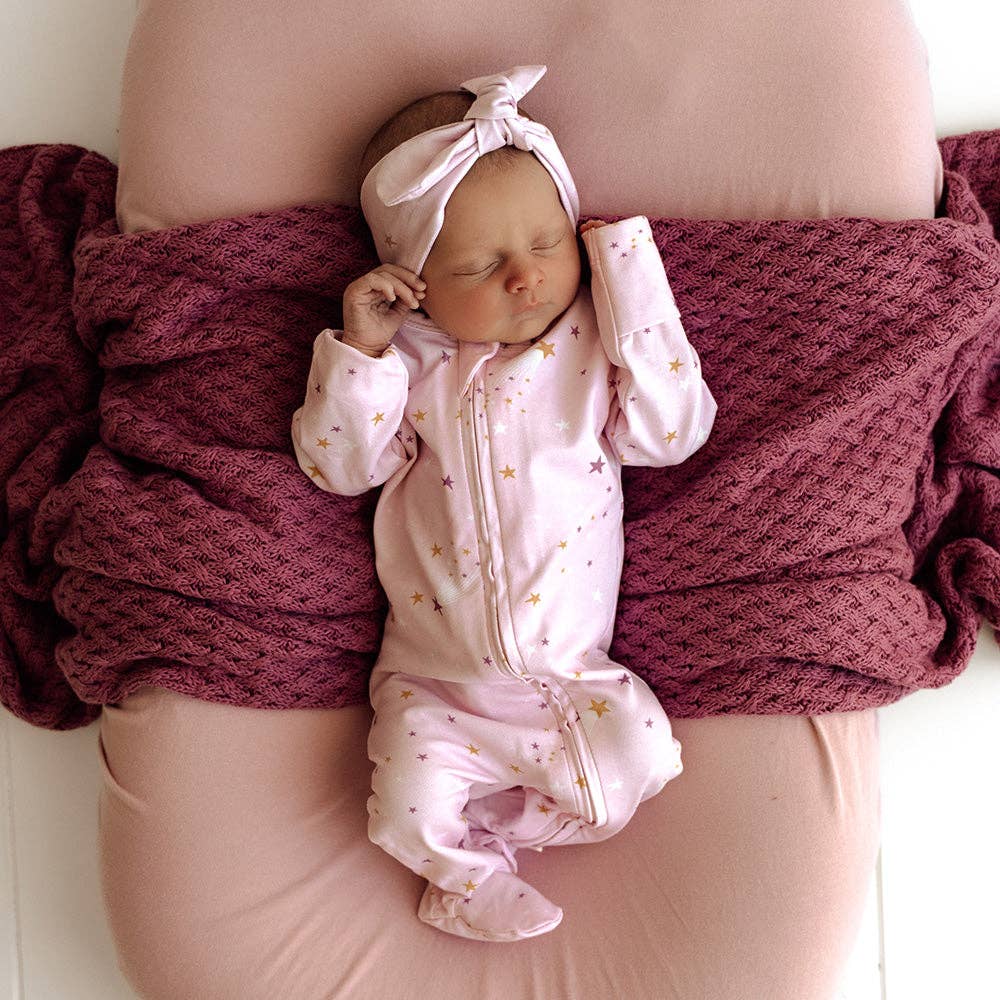 Snuggle Hunny - Twinkle Organic Snuggle Sleepsuit Zip Footie