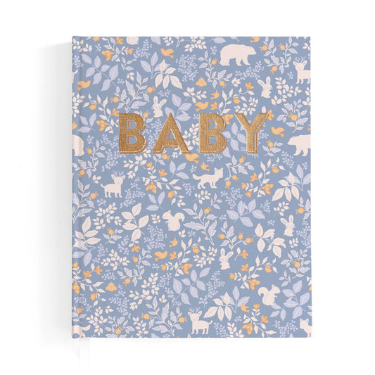 Fox & Fallow - Baby Book Forest Friends Cornflower