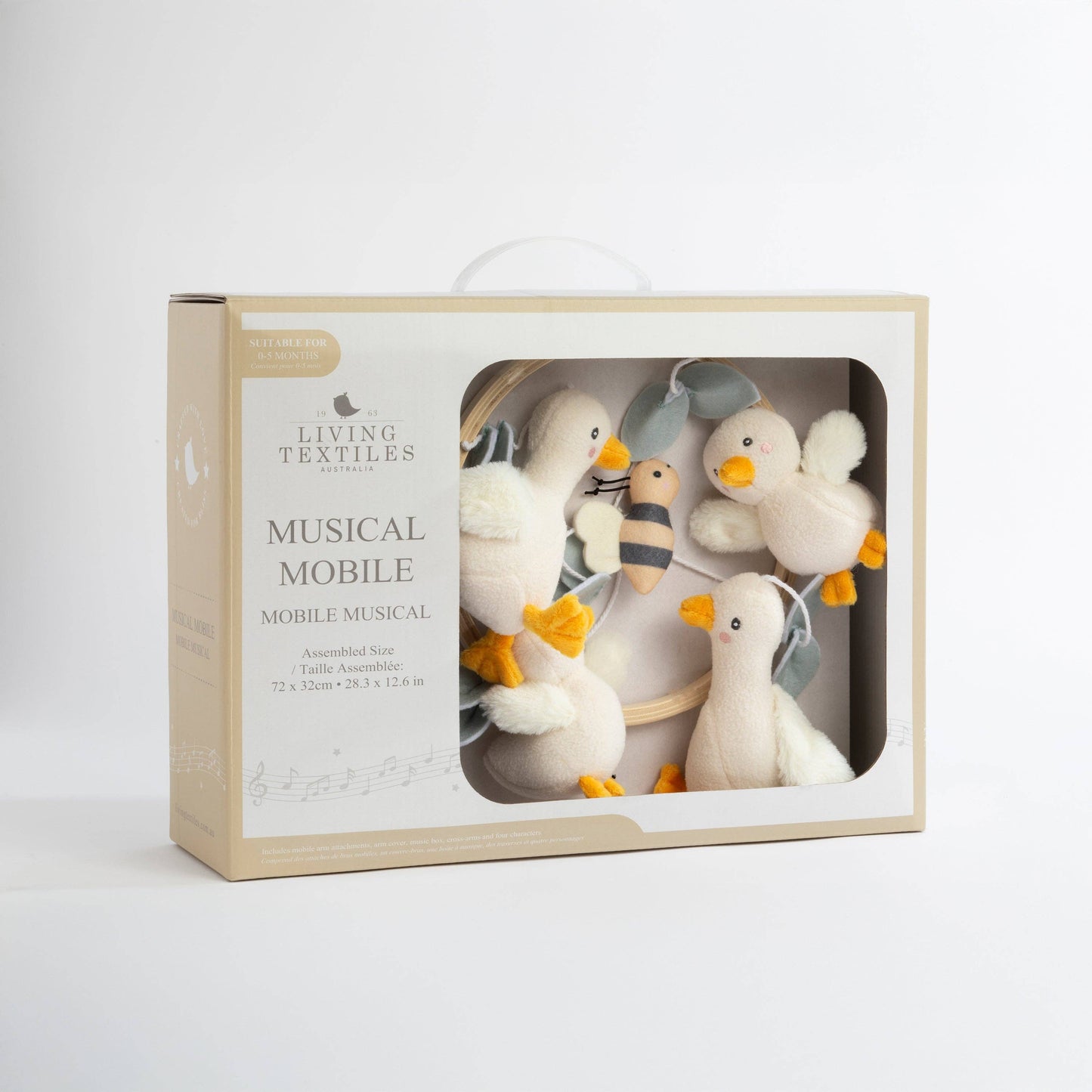 Living Textiles - Musical Mobile Set - Goosey Goosey