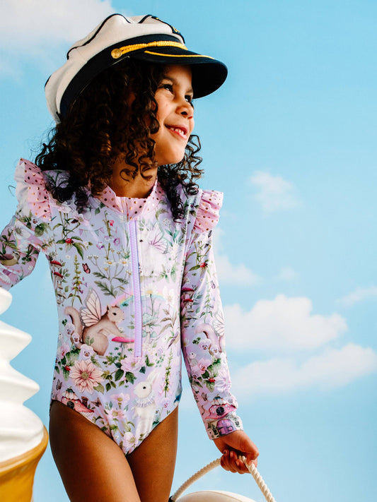 Fleur Harris - 'Fairyland' One Piece Swimsuit - Cornflower